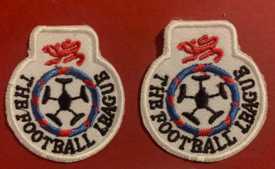 football league 1988-1992 sleeve patches football shirt printing