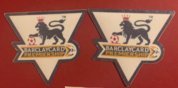 2003-2004 premier league football shirt sleeve patch patches badge badges lextra senscilia