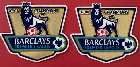 2007-2008 manchester united football shirt champions premier league sleeve badge badges patch patches lextra senscilia