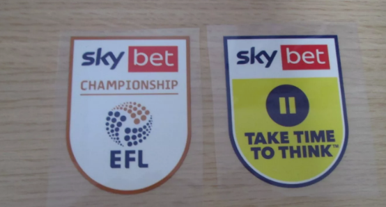 2022-2025 efl football league championship shirt sleeve patch patches badge badges