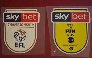 2018-2020 efl football league championship football shirt sleeve patch patches badge badges