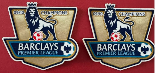 Pair of 2009-2010 Champions Premier League patch player size Chelsea UK STOCK for Football Shirt