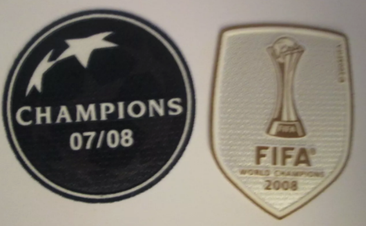 club world cup 2008 champions manchester united football shirt sleeve patch badge patches badges lextra senscilia