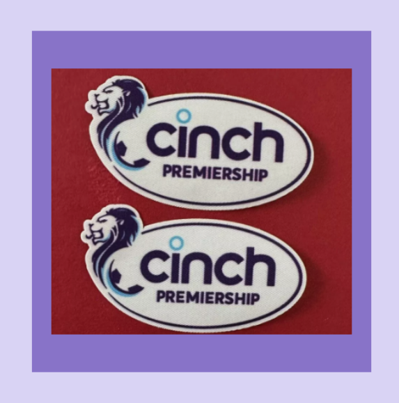 Spl Cinch Scottish Premiership player size Iron On Heat Press badge UK STOCK