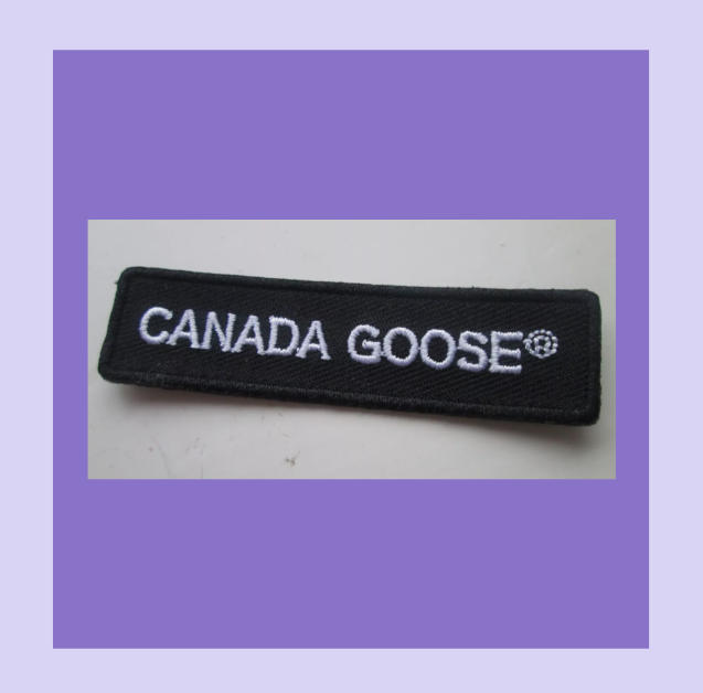 2.0 x 7.5 cm Canada Goose Patch Iron On / Sew On -Jackets UK STOCK