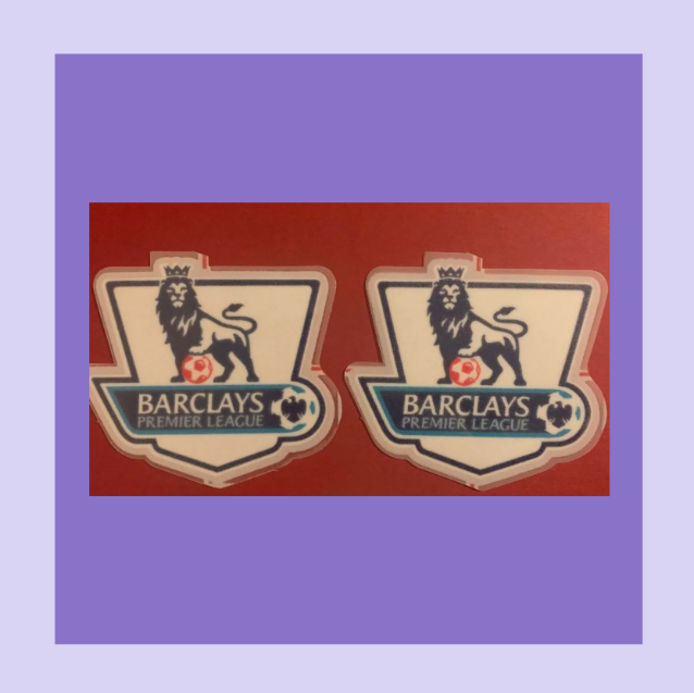 2007-2013 pair of premier league patch player size Iron On Heat EPL UK STOCK