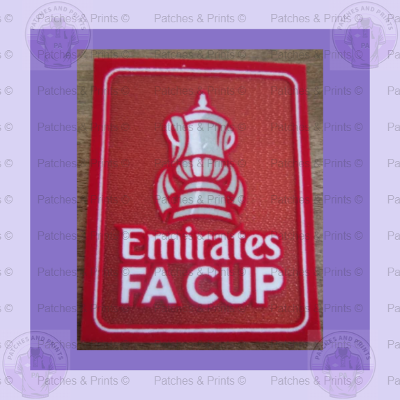 2022-2024 Fa Cup patch player size Iron On Heat Press UK STOCK  for Football Shirt