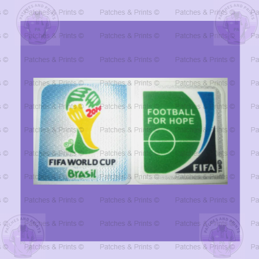 Brazil World Cup 2014 patch player size Iron On Heat Press Champions UK STOCK for Football Shirt